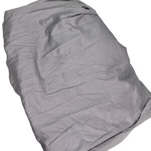 3+ Yards Pale Purple Lilac Polyester Blend 108" by 86" Bed Sheet Fabric Remnant